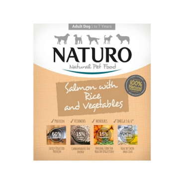 NATURO ΥΓΡΗ ΤΡΟΦΗ ΣΚΥΛΟΥ SALMON 400gr